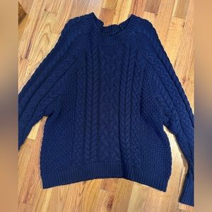 Navy blue Knit Aerie Sweater